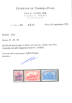 Stamp of Germany » Danzig 1920, : 60p, 1M and 2M  "Grosser Innendienst" mint