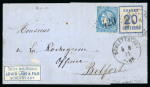 Stamp of France » Alsace-Lorraine Affranchissement mixte du 5 aout 1871 composé d'un