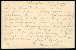 Stamp of China » Foreign Post Offices » German Post Offices China German Post Offices 1905 uprated stationery Seepost to Thailand