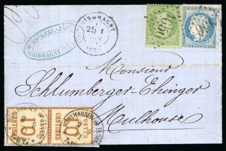 Stamp of France » Alsace-Lorraine Affranchissement mixte du 1er septembre 1871 composé