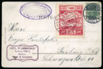 Stamp of Germany » German Empire Germany Semi Official Airmail 1913 Mulhausen Feldberg féight card