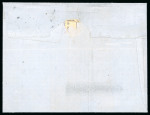 Stamp of France » Alsace-Lorraine Alsace-Lorraine, lettre affranchie de n°1 1c olive