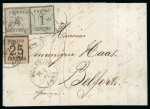 Stamp of France » Alsace-Lorraine Alsace-Lorraine, bel affranchissement des n°1 + 3 +