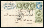 Stamp of France » Guerre de 1870-1871 Affranchissement de 1871 : Napoléon n°25 c 5 et n°37