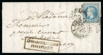 Stamp of France » Guerre de 1870-1871 Exceptionnel affranchissement de 1871 pour Jersey (St
