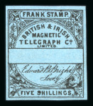 Stamp of Ireland » Parcel Post & Locals 1860 Telegraph Stamps: British and Irish Magnetic Telegraph