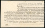 Stamp of Ireland » Postal Stationery 1922 Telegram Form: George V unused 1s green, embossed George V, text printed in black in English on cream paper, code A.1, 194 x 121 mm without additional left margin or inter leafing page, some light wrinkles, fine and