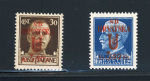 Stamp of Italy » Foreign Occupations of Italian Territories or Under Italian Sovereignty » Croatian Occupation of Sibenik (Sebenico) Croation Occupation of Split 1944 30c and 1L.25 double surcharge mint n.h., P Zrinjscak Cert