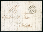 Stamp of Austria » Austrian Levant Austrian Levant 1854 disinfected entire Constantinople to Galatz