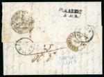 Stamp of Austria » Austrian Levant Austrian Levant 1854 disinfected entire Constantinople to Galatz