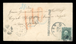 Stamp of United States » 1861-1866 issue United States 1868 underpaid 10c cover Pittsburg to Switzerland