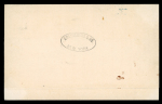 Stamp of United States » 1861-1866 issue United States 1860s wrapper 2c Jackson to Bremen with blue  Uber Bremen handstamp