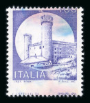 Stamp of Italy Italy 1980 450L and 700L shifted designs and colours mint n.h. with certs
