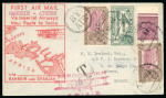 Stamp of Bahrain » Indian Period Bahrain 1932 illustrated 1st flight cover Bahrein to Athens