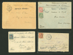 Stamp of China » Foreign Post Offices » French Military Mail China French Post Offices 1904-05 group of four Corps d'occupation de Chine covers