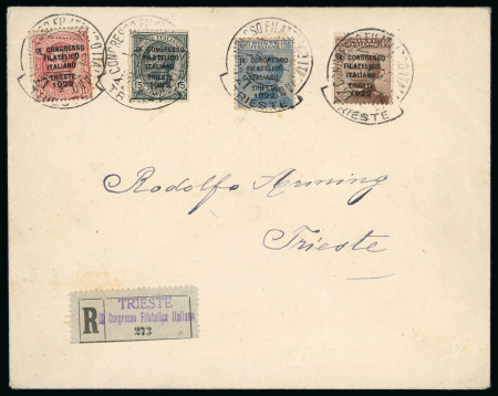 Stamp of Italy 1922, Trieste Philatelic Congress complete set used