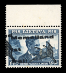 Stamp of Germany » Memel Local Issues Memel Local Issue 1939 60c double overprint with shift to left, mint n.h.