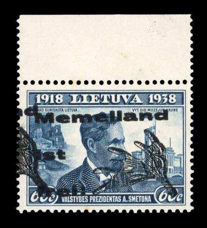 Stamp of Germany » Memel Local Issues Memel Local Issue 1939 60c double overprint with shift to left, mint n.h.