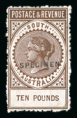 Stamp of Australia » South Australia 1886-96 2s6d to £20 with "SPECIMEN" overprints