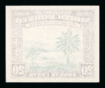 Stamp of North Borneo 1939 12c, 20c and 50c imperf. proofs in unissued colours and overprinted "SPECIMEN / WATERLOW & SONS LTD."