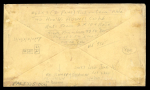Stamp of United States » Confederate States Confederate States 1861 New Orleans cover to Athens, GA franked two pairs 5c brown