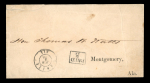 Stamp of United States » Confederate States Confederate States 1861 Mobile ALA Paid 5c stampless cover to Montgomery