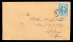 Stamp of United States » Confederate States Confederate states 1860s cover 10c Jefferson Savannah to Newberry