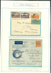 Stamp of Ireland » Airmails 1931–34 Flights – Ireland to Australia and New Zealand. An attractive and well-balanced assembly of 37 airmail covers, predominantly to and from Australia and New Zealand, with additional items to Singapore (2) and the M