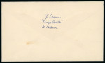 Stamp of St. Helena 1961 Tristan Relief surcharge set of four on 1961 (Oct 12) envelope addressed to the Netherlands