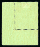 Stamp of Bermuda 1938-53 10s yellowish green and deep carmine red on green ordinary paper showing variety broken lower right scroll, mint