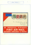 Stamp of Ireland » Airmails 1929–2006 Irish Flights – Eclectic Assembly. An attractive and meticulously presented group of 41 flight covers, mounted and written up on album pages, featuring a wide range of destinations. Highlights include flights t