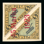 Stamp of Estonia Estonia 1923 triangular airmails group mint o.g.