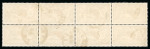 Stamp of France » Émissions à partir de 1900 1925, n°207 10fr Merson vert et 20fr rose en bloc de