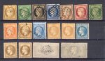 Stamp of France » Type Cérès de 1849-1850 1849-1900 : superbe petit lot de classiques oblitérés