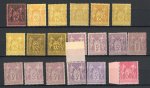 Stamp of France » Type Cérès de 1849-1850 1849-1900 : superbe petit lot de classiques oblitérés