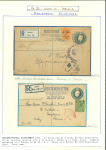 Stamp of Ireland » GB Used In Ireland 1874–1922 Registered Envelopes Used in Ireland. An attractive and carefully mounted assembly of over 125 registered envelopes, neatly written up on album pages. The collection displays an extensive range of sizes and typ