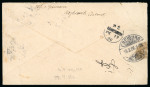 Stamp of Iceland Iceland 1896 and 1901 covers, 20a to Germany and 10a internal, with faults