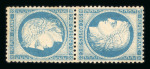 Stamp of France » Siège de Paris 1870 Lot de 4 tête-bêche Cérès dentelé n°36, 37 (2) et n°58