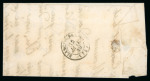 Stamp of France » Type Cérès de 1849-1850 1849, très belle lettre de petit format affranchie