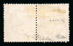 Stamp of France » Empire 1853-1862 1862, Empire dentelé Y&T n°24, 80c rose, paire tête-beche