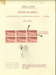 Stamp of Ireland » Airmails 1948–1965 Airmail Stamps. A large, duplicated, and highly specialised collection/accumulation of mint and used material, including singles, blocks (mint and used), and several large blocks up to 30. The selection all val