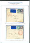 Stamp of Ireland » Airmails 1937-1945 Zeppelin & OAT Flights: Attractive assembly of 19 airmails usages, showing some better flights including five Zeppelin Flights, to Bathurst, Gambia, West Africa, plus twelve OAT flights, mixed to very fine, a s