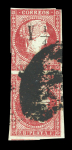 Stamp of Cuba » Spanish Dominion 1855-56, study lot of ”Y 1/4” surcharge on the watermarked 2 reales stamp used for the local mail service of Havana.