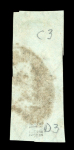 Stamp of Cuba » Spanish Dominion 1855-56, study lot of ”Y 1/4” surcharge on the watermarked 2 reales stamp used for the local mail service of Havana.