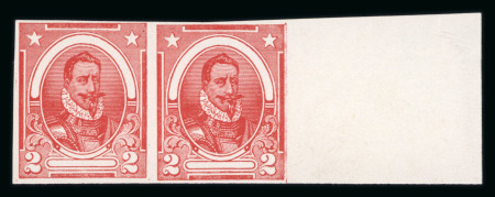 Stamp of Ireland » Essays & Proofs (E1-E167) Selection of Essays. An attractive and diverse range of 11 essay examples comprising 10 singles and one pair, including Dollard lithographed essays in monocolour (3) and bi-colour (3); Valdivia imperforate essays represe