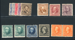 Stamp of United States » 1890-1893 Small Banknotes 1890-93 United States cpl. set definitives