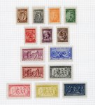 Stamp of Greece » 1906 Olympics » Stamps 1906 Olympics set (14), (lightly) mounted mint.