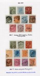 Stamp of Italy » Italy and Areas Collections and Lots 1863-82 used range on two pages comprising 1863-65 values to 2l.