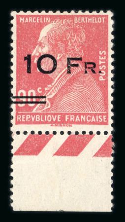 Stamp of France » Poste Aérienne 1928, Poste aérienne PA n°3 10fr sur 90c Berthelot