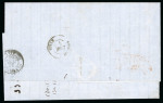 Stamp of France » Lettres Classiques 1857-1865, Paquebots de la Méditerranée, une lettre